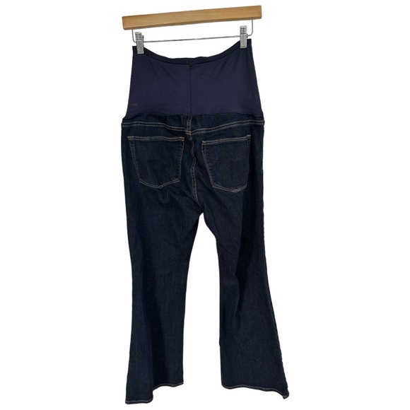 Gap 1969 Sexy Boot Maternity Jeans Dark Wash Size 30/10 - Picture 3 of 10